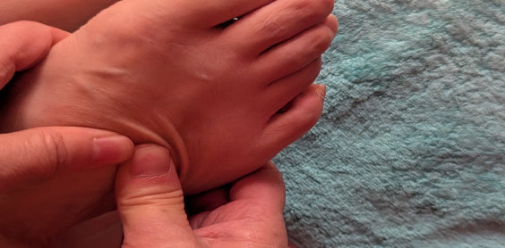 Massage des Pieds